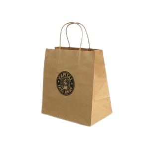 Kraft paper bag with logo
